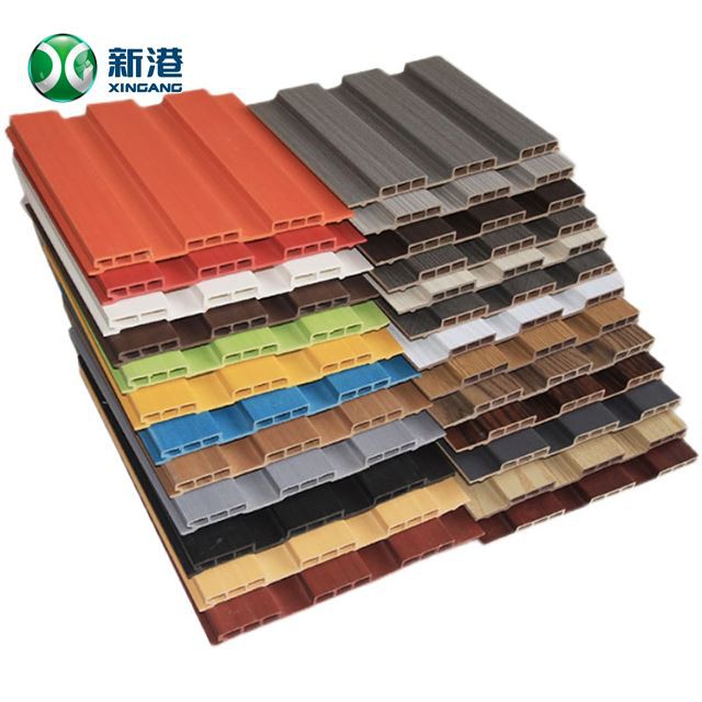 Fireproof Wood Grain Wpc Wall Panel Cladding High Quality Wood Plastic Composite Wpc Wall Panel