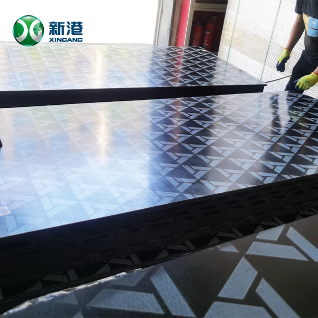 1200x1800mm 17mm Black Film Faced Plywood F17 Marine Construction Phenolic Board Formwork System